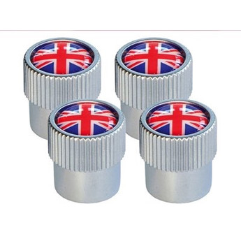Ниппельные колпачки колесного диска с британским флагом в цвете